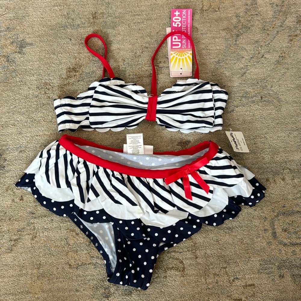 Flapdoodles swimsuit sz 6 NWT